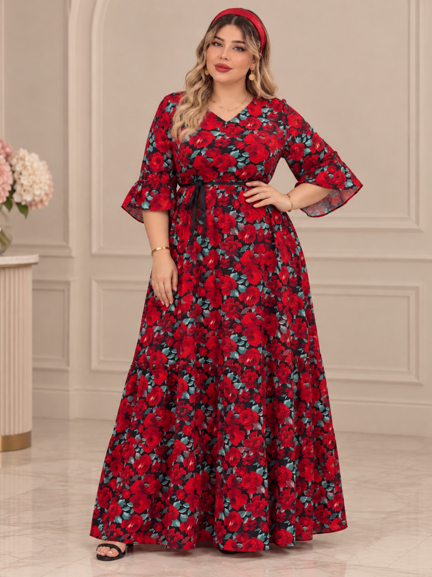 پیراهن نخی گلنار